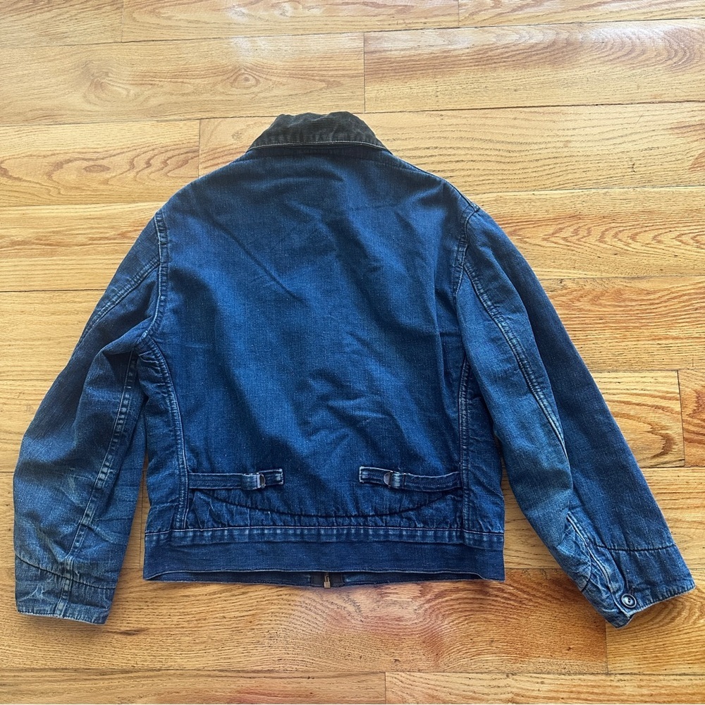 Vintage Blanket Lined Denim Men’s Chore Jacket Detroit Style Size 40 - Picture 3 of 16